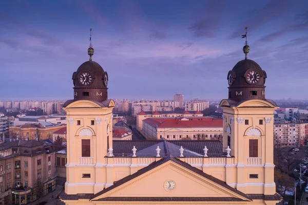 Реформатская церковь в городе Дебрецен, Венгрия — стоковое фото