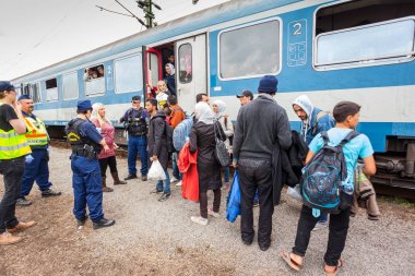 Gyekenyes tren istasyonunun mülteci savaş