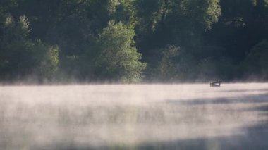 sabah göl ve sis sunrise sonra