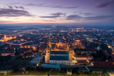Pecs, Szekesegyhaz. Kuş bakışı