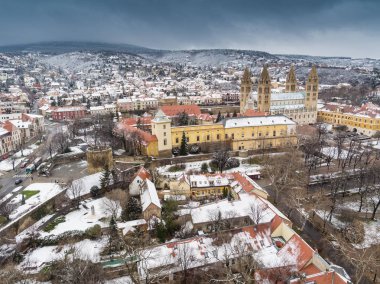 Pecs, Szekesegyhaz. Kuş bakışı