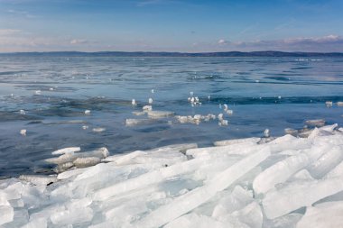 donmuş göl balaton