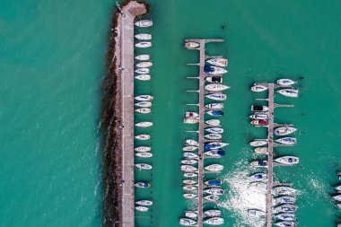 Gemilerin hava görüntüsü