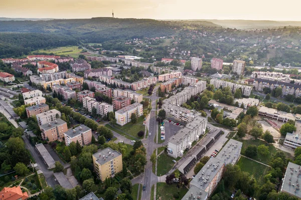 Blockera hus i Zalaegerszeg Ungern — Stockfoto