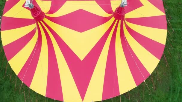 Aeriel Video Circus Tent — Stock Video