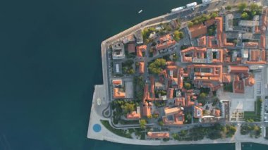 Hırvatistan 'ın Zadar kentinden hava görüntüleri