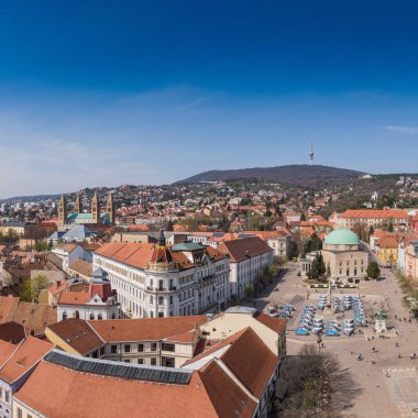 Kuş bakışı Pecs, Macaristan