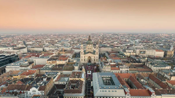 Basílica de San Esteban en Budapest Hungría panorama — Foto de Stock