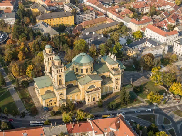 Foto aérea de Basilica en Eger —  Fotos de Stock