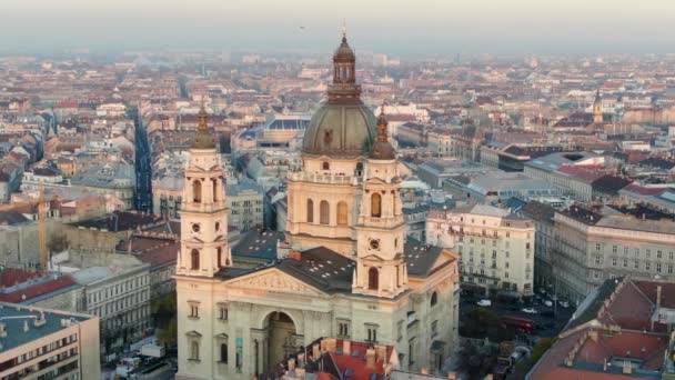 Aziz Stephen Bazilikası Budapeşte Macaristan — Stok video