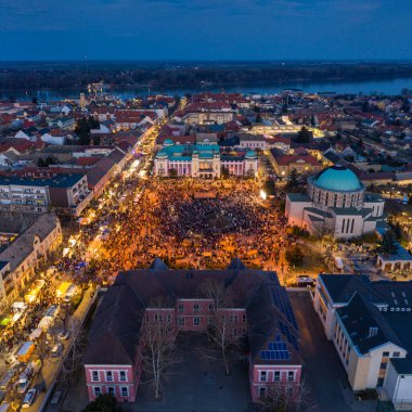 Mohacsi Busojaras karnaval için Bahar selamlar