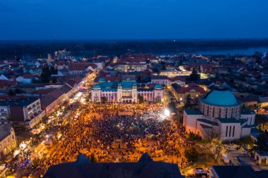 Mohacsi Busojaras karnaval için Bahar selamlar