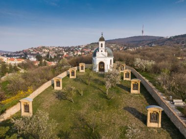 Pecs, hungary 'de Kalvaria adında küçük bir şapel.
