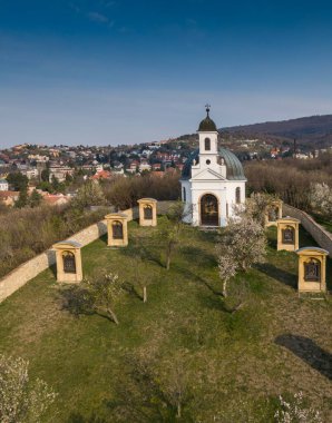 Pecs, hungary 'de Kalvaria adında küçük bir şapel.