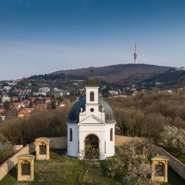 Pecs, hungary 'de Kalvaria adında küçük bir şapel.
