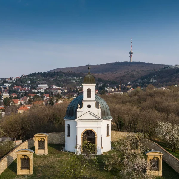 Mała Kaplica Pecs Węgierska Zwana Kalwarią — Zdjęcie stockowe