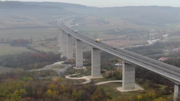 ハンガリーの Koroshegy の高架橋 — ストック動画