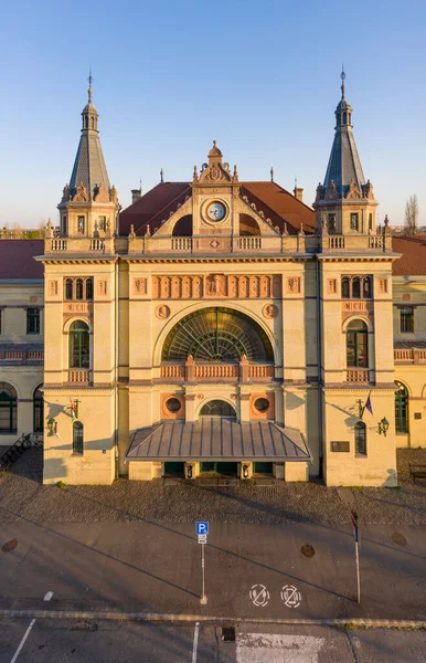 Bahnhofsgebäude Pecs Ungarn — Stockfoto