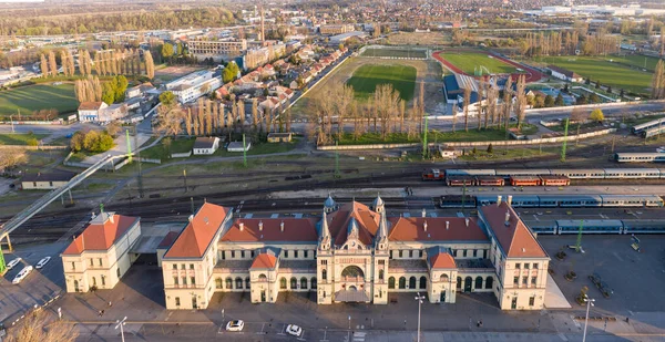 Järnvägsstationshus Pecs Ungern — Stockfoto