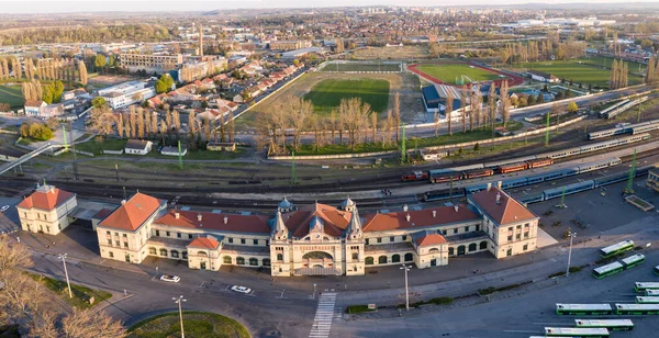 Здание Вокзала Пече Венгрия — стоковое фото