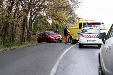 SZENTLORINC, HUNGARY - 19 Kasım 2018 'de Macaristan' ın Szentlorinc kentindeki 6.