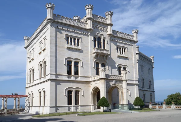 Miramare Slot i Trieste (Italien ) - Stock-foto