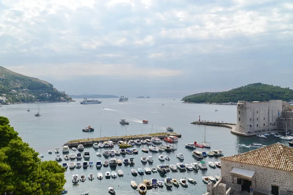 Portul Dubrovnik, Croaţia — Fotografie, imagine de stoc