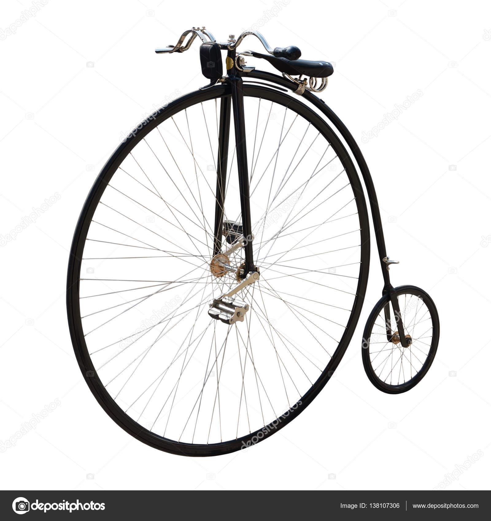 Velo avec une grande roue devant new arrivals