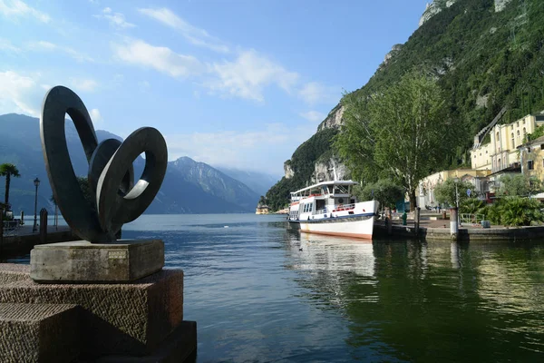 Harbor Riva Del Garda, Olaszország — Stock Fotó