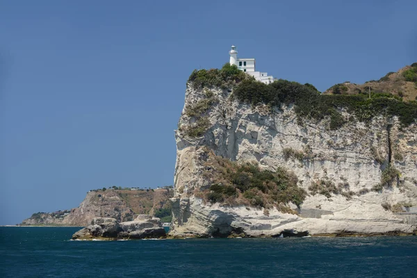 Lighthouse at Capo Miseno — стокове фото