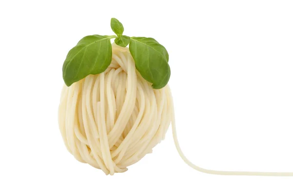 Spaghetti in Form Ball — Stockfoto