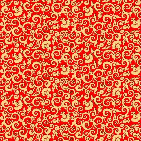 Red and gold ornate background — Stock Vector © ratselmeister 1779426