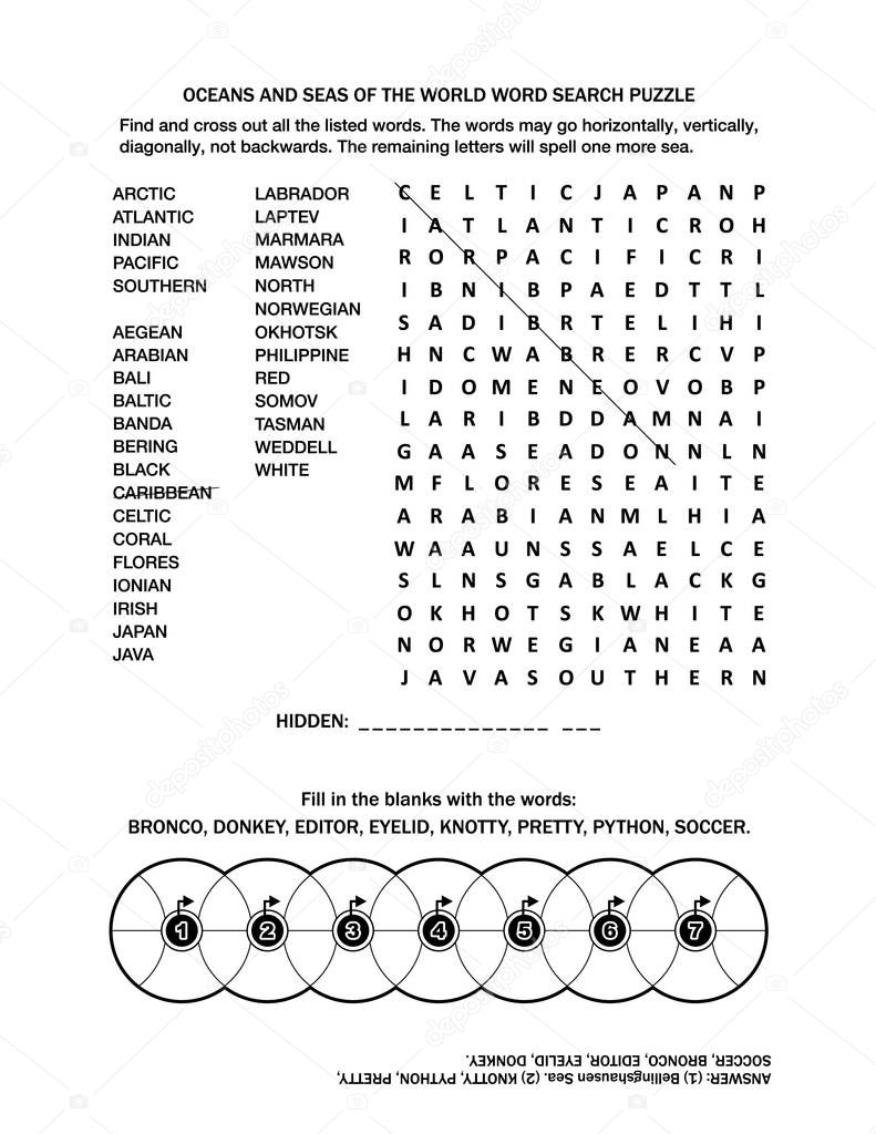 Spanish Word Search Free Brain Game