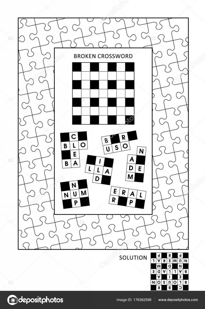 Puzzel Activiteitenpagina Kleurplaten Voor Volwassenen Met Rebus