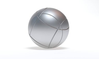 3d renging French ball game beyaz arkaplan