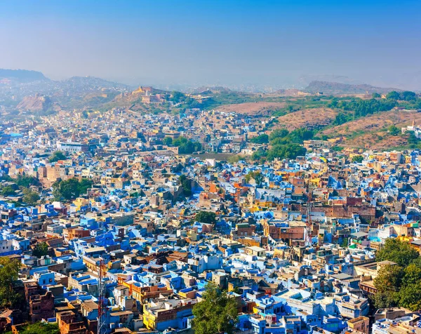 Jodhpur, niebieski miasto w Radżastanie w Indiach — Zdjęcie stockowe