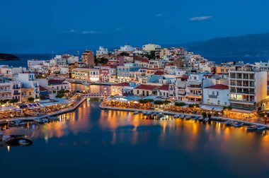 Agios nikolaos, crete, Yunanistan.