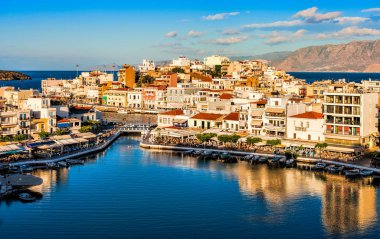 Agios nikolaos, crete, Yunanistan.