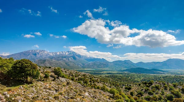 Meseta de Lassithi en la isla de Creta en Grecia — Foto de Stock