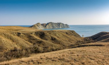 Cape bukalemun, Koktebel Bay, Karadeniz, Crimea