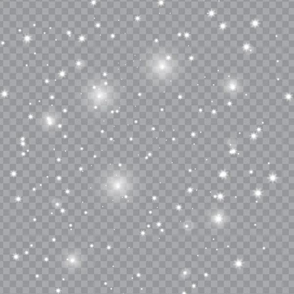 Puntos brillantes blancos — Vector de stock