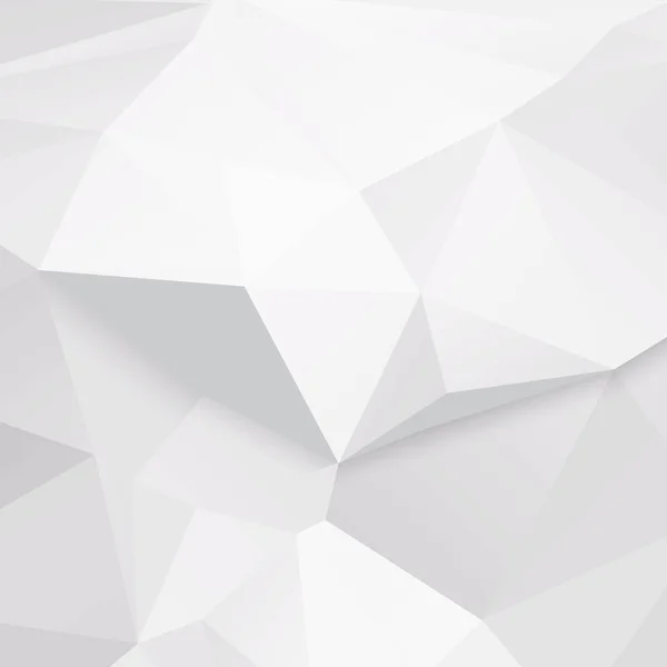 Origami geométrico blanco — Vector de stock