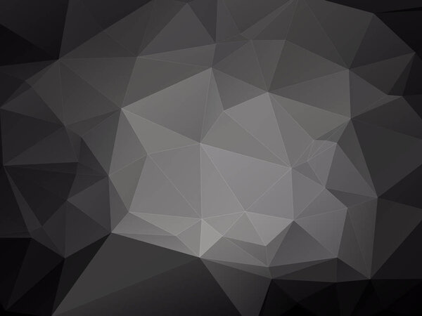 серое геометрическое оригами
