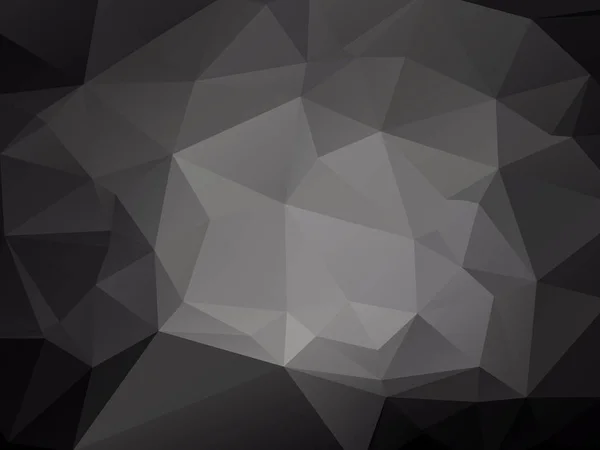Origami geométrico gris — Vector de stock
