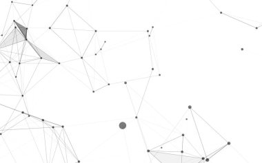 Bağlantı noktaları ve çizgileri arka plan