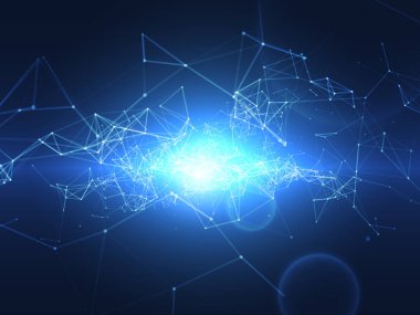 soyut çokgen alan arkaplanı 