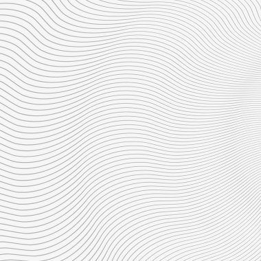 3D siyah dalgalı çizgiler üzerinde beyaz 