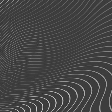 Koyu gri arka plan üzerinde dalgalı çizgiler 