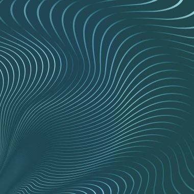Koyu mavi zemin üzerine dalgalı çizgiler 
