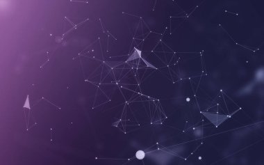 soyut dijital şablonu